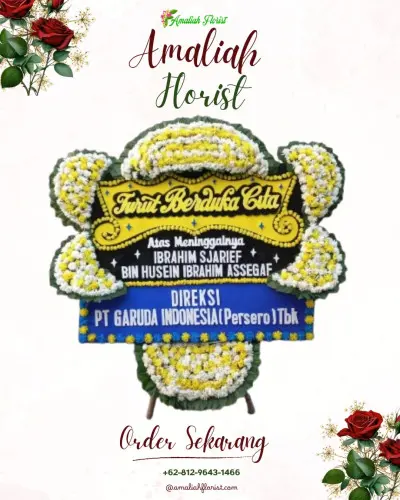 Papan Bunga Duka di Sidosermo