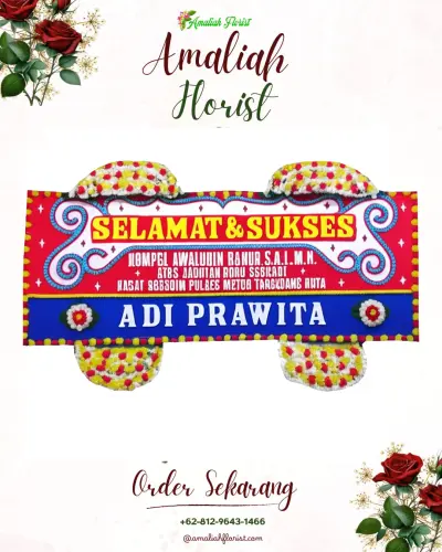 Karangan Bunga Ucapan Selamat di Sidosermo